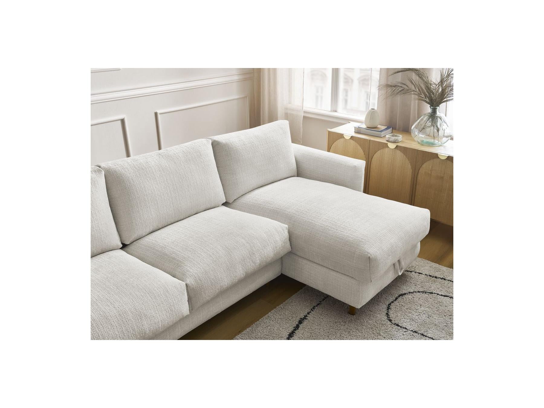 Cocoone - Canapé D'Angle Réversible Convertible - Nouveau Cocoone - Tissu Texturé