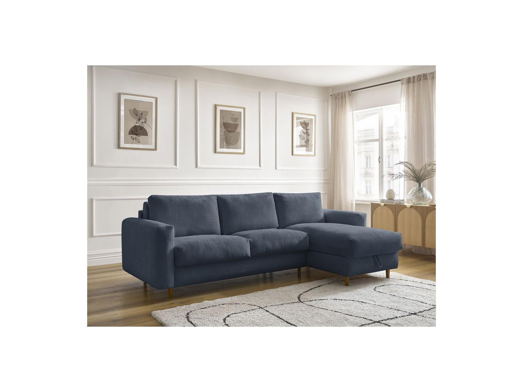 Cocoone - Canapé D'Angle Réversible Convertible - Nouveau Cocoone - Tissu Texturé