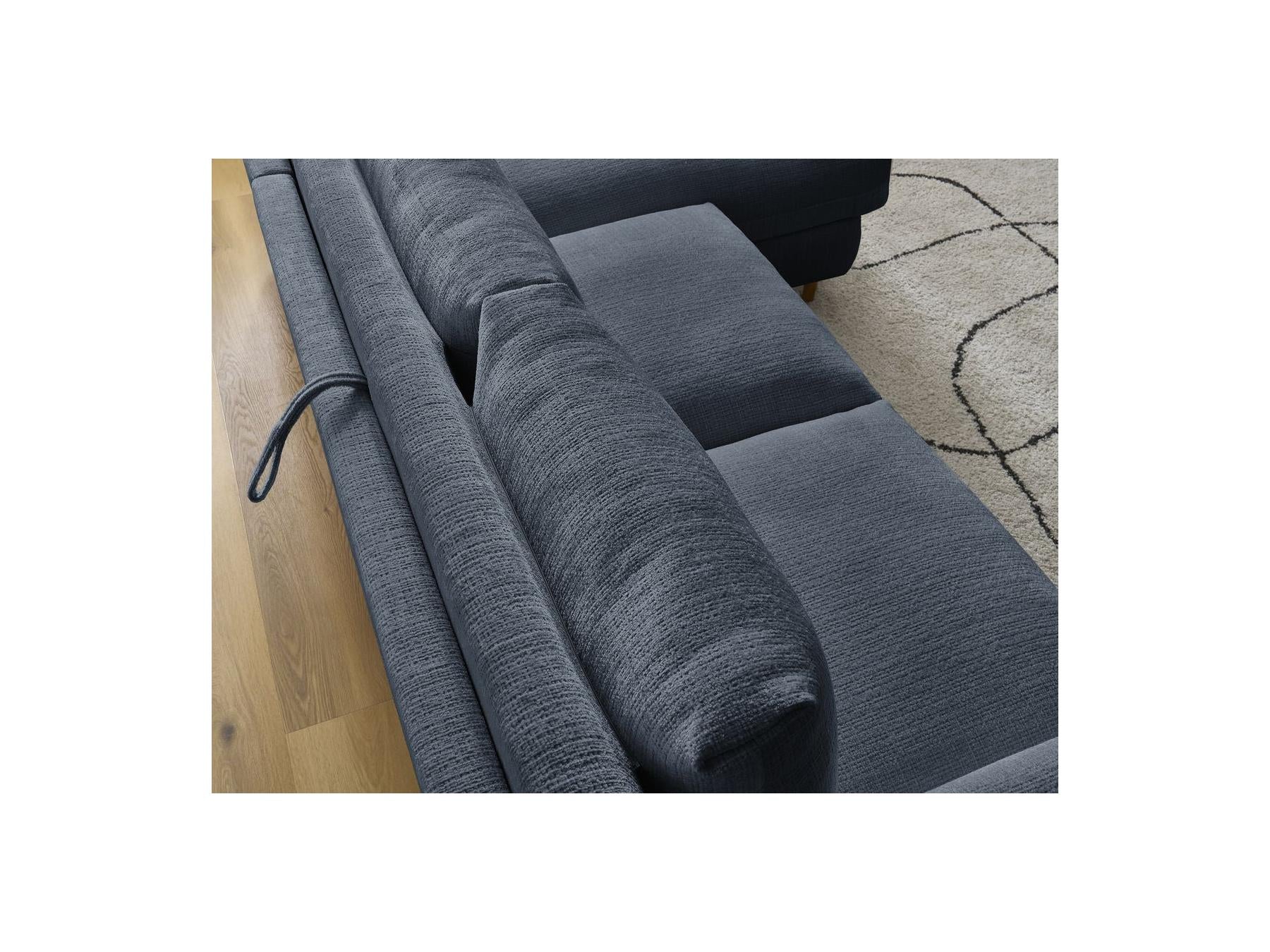 Cocoone - Canapé D'Angle Réversible Convertible - Nouveau Cocoone - Tissu Texturé