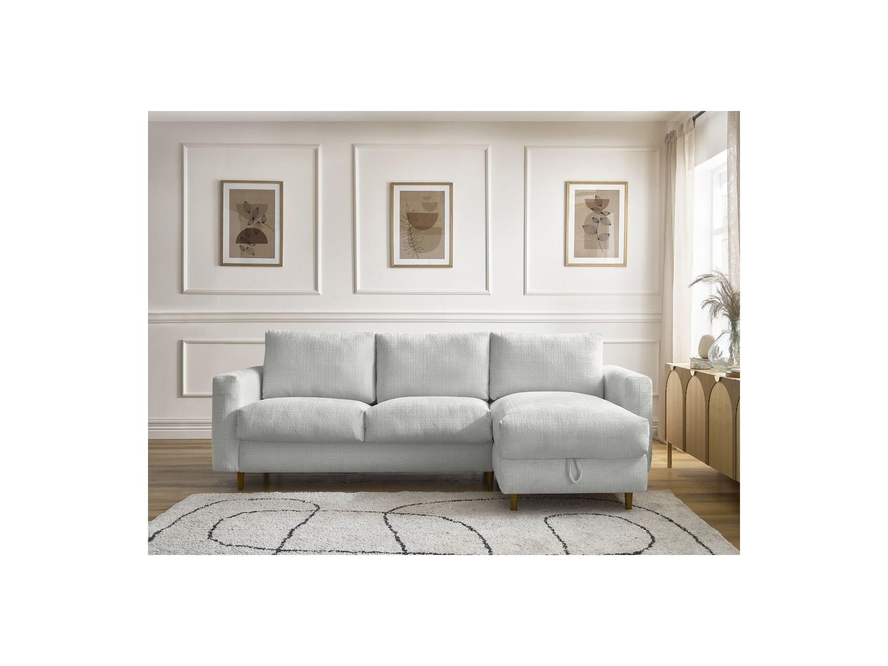 Cocoone - Canapé D'Angle Réversible Convertible - Nouveau Cocoone - Tissu Texturé