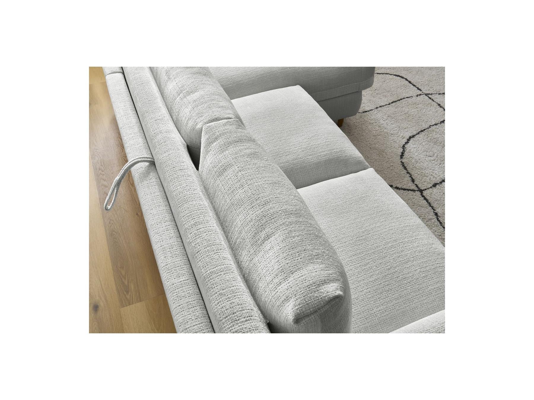 Cocoone - Canapé D'Angle Réversible Convertible - Nouveau Cocoone - Tissu Texturé