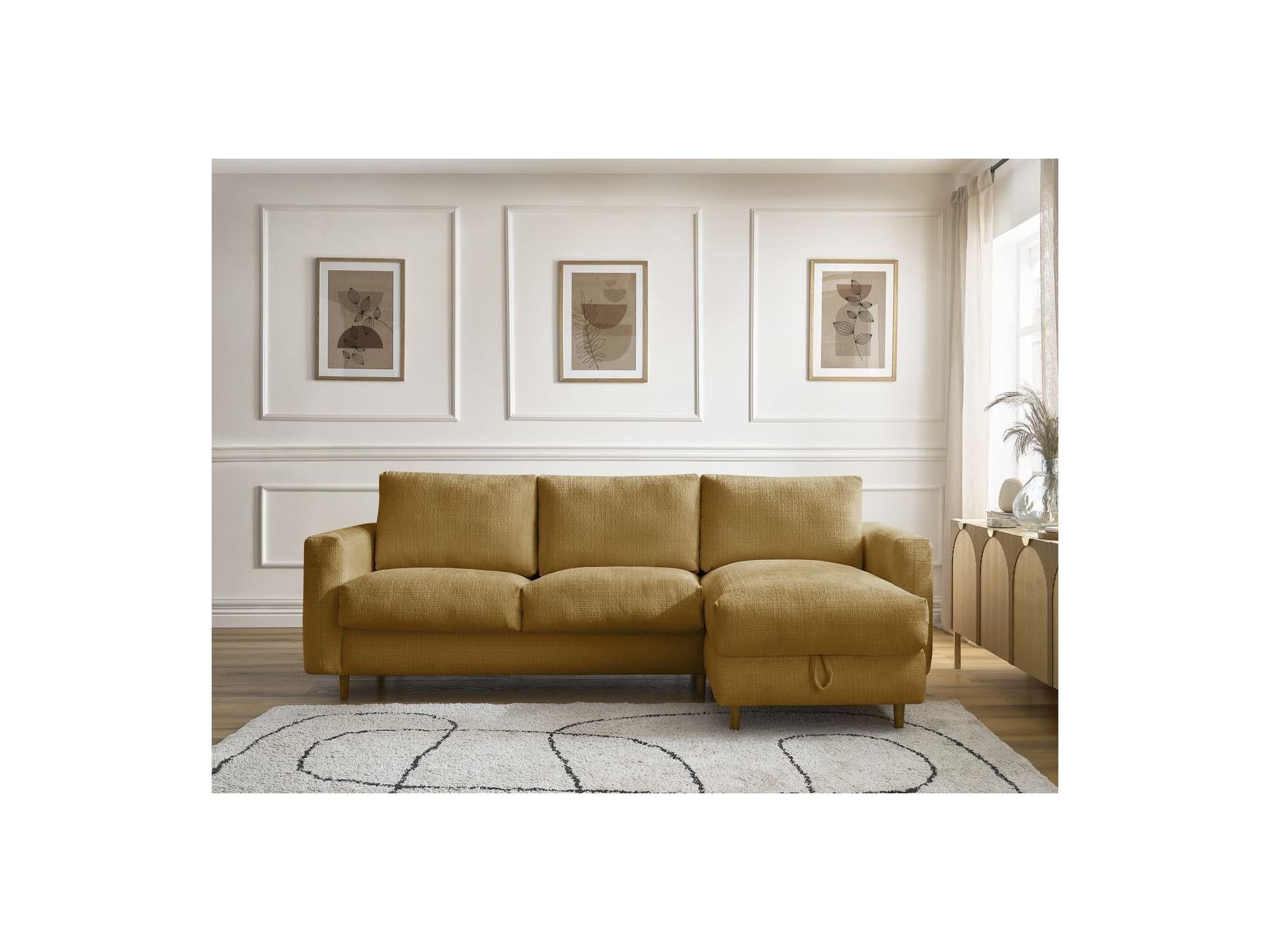 Cocoone - Canapé D'Angle Réversible Convertible - Nouveau Cocoone - Tissu Texturé