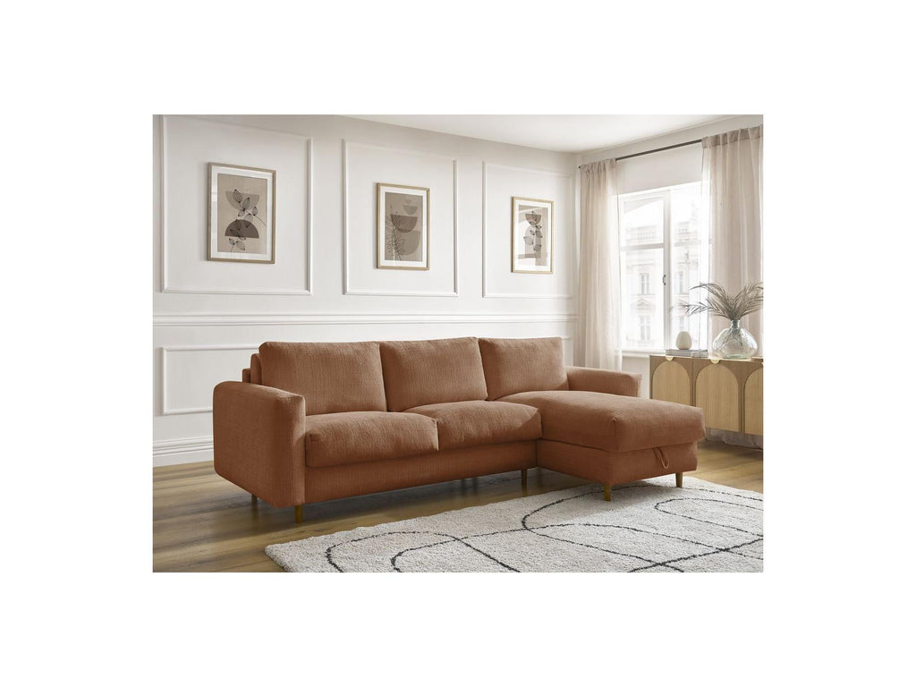 Cocoone - Canapé D'Angle Réversible Convertible - Nouveau Cocoone - Tissu Texturé