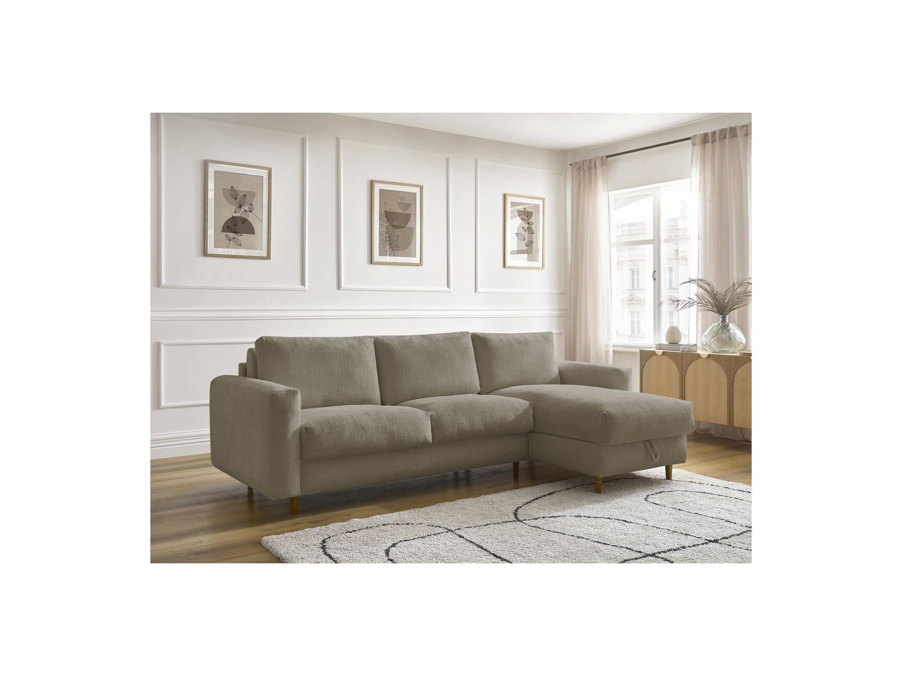 Cocoone - Canapé D'Angle Réversible Convertible - Nouveau Cocoone - Tissu Texturé