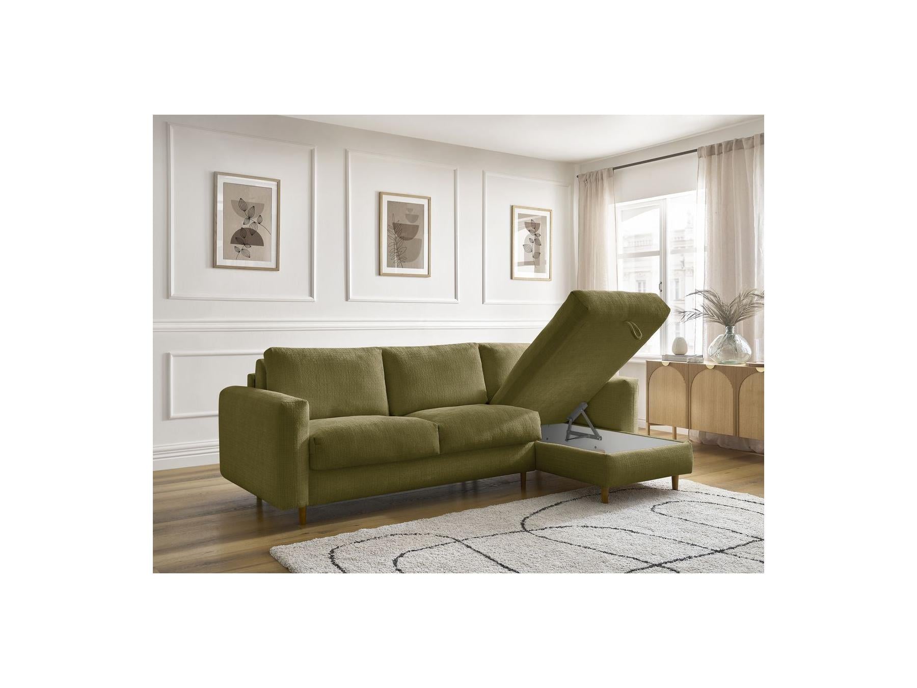 Cocoone - Canapé D'Angle Réversible Convertible - Nouveau Cocoone - Tissu Texturé