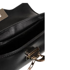 Valentino Garavani Rockstud Shoulder Bag - Black - Femme