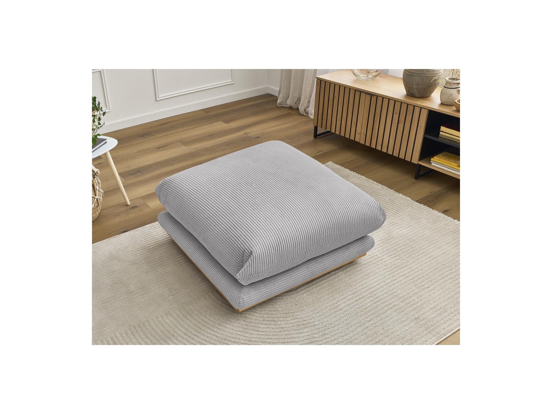 Ernest - Pouf - Tissu Velours Côtelé