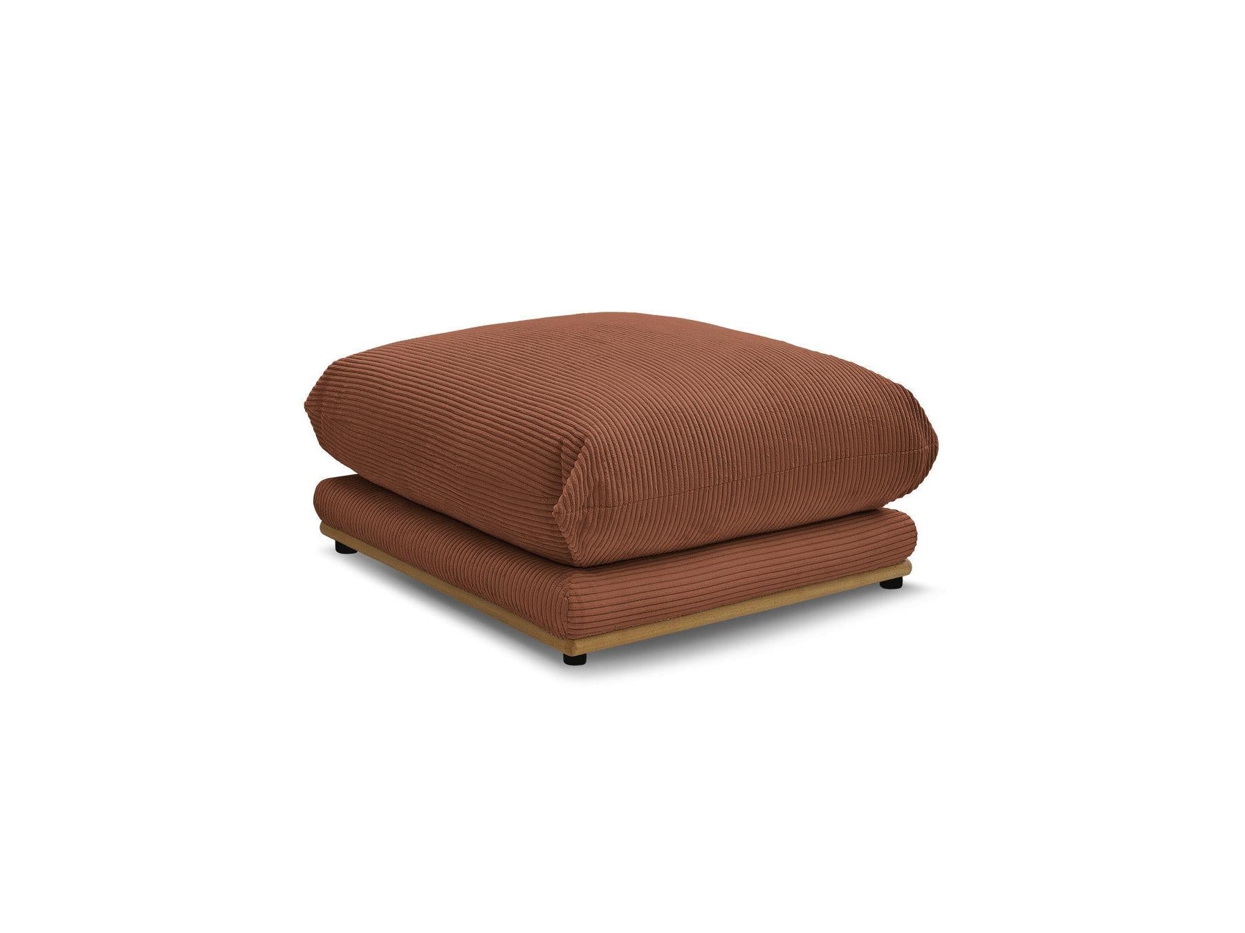 Ernest - Pouf - Tissu Velours Côtelé