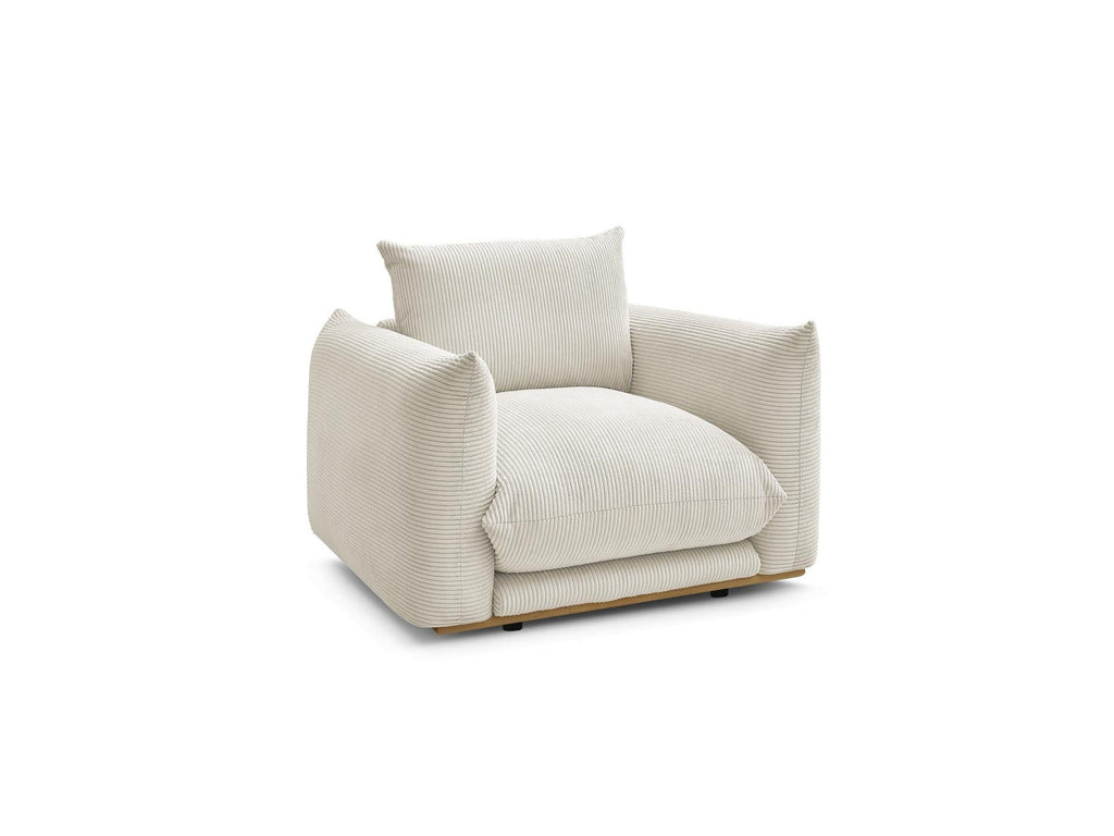 Ernest - Fauteuil - Tissu Velours Côtelé