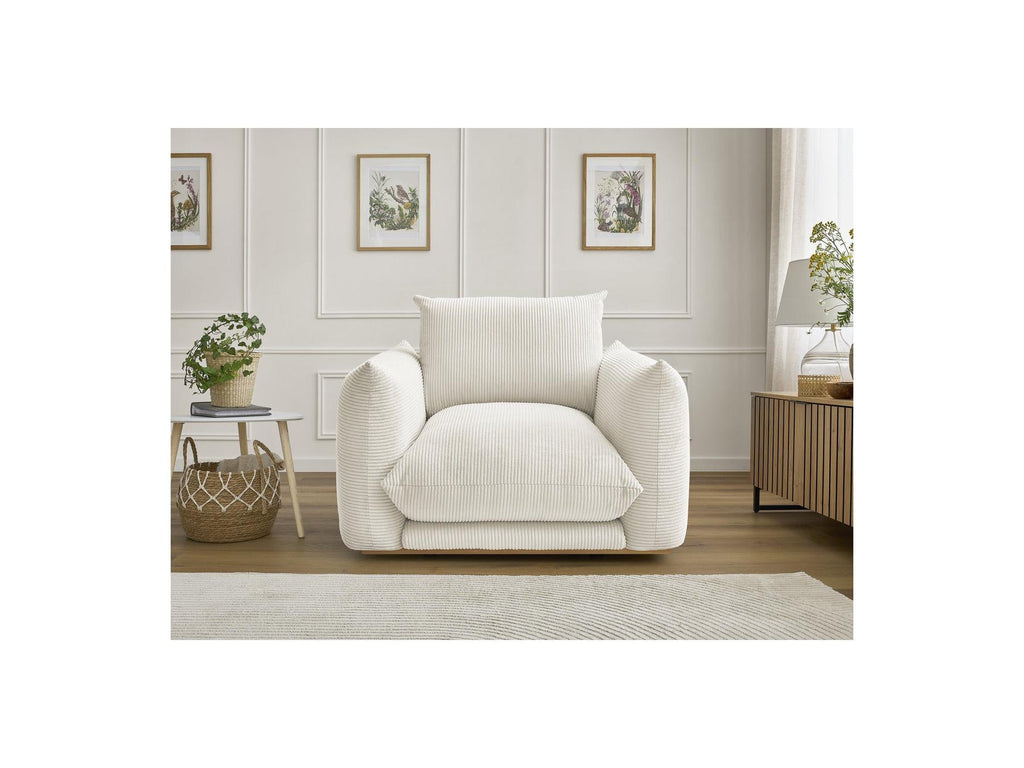 Ernest - Fauteuil - Tissu Velours Côtelé