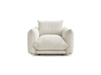 Ernest - Fauteuil - Tissu Velours Côtelé