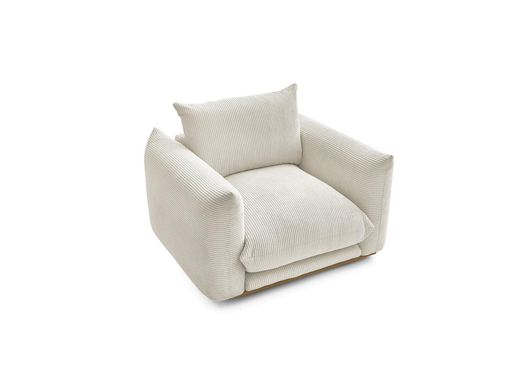 Ernest - Fauteuil - Tissu Velours Côtelé
