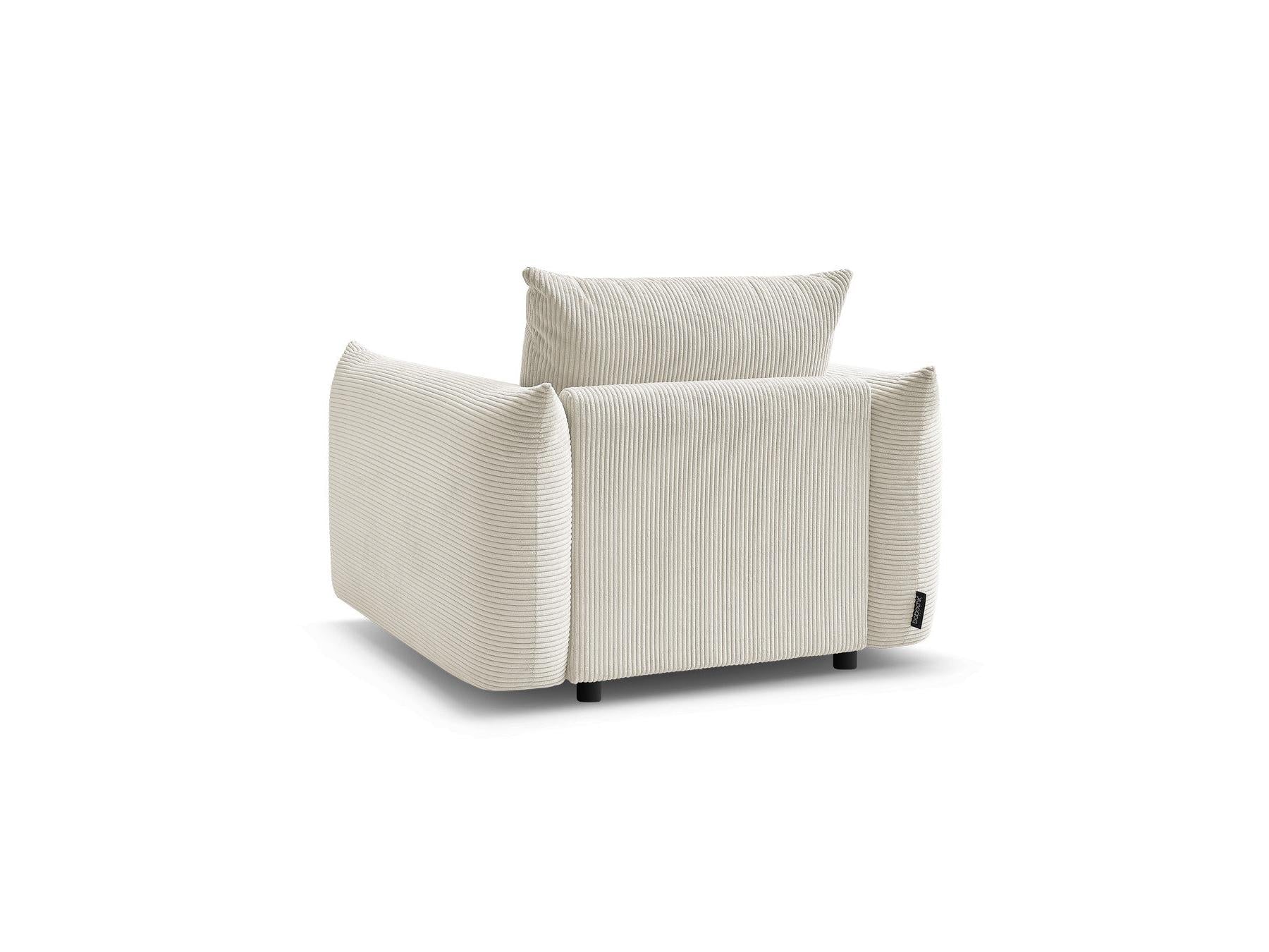 Ernest - Fauteuil - Tissu Velours Côtelé