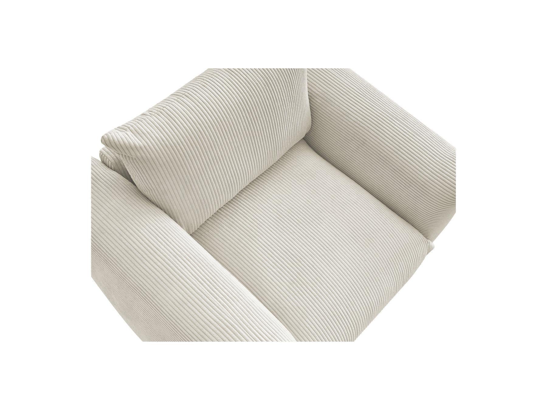 Ernest - Fauteuil - Tissu Velours Côtelé