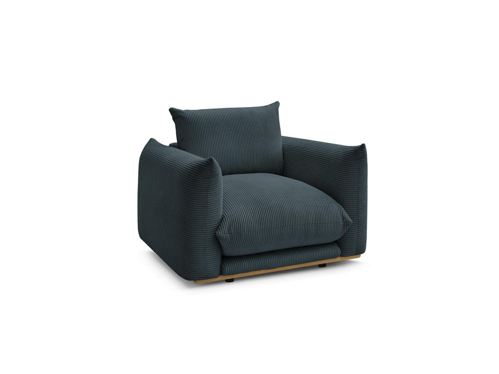 Ernest - Fauteuil - Tissu Velours Côtelé