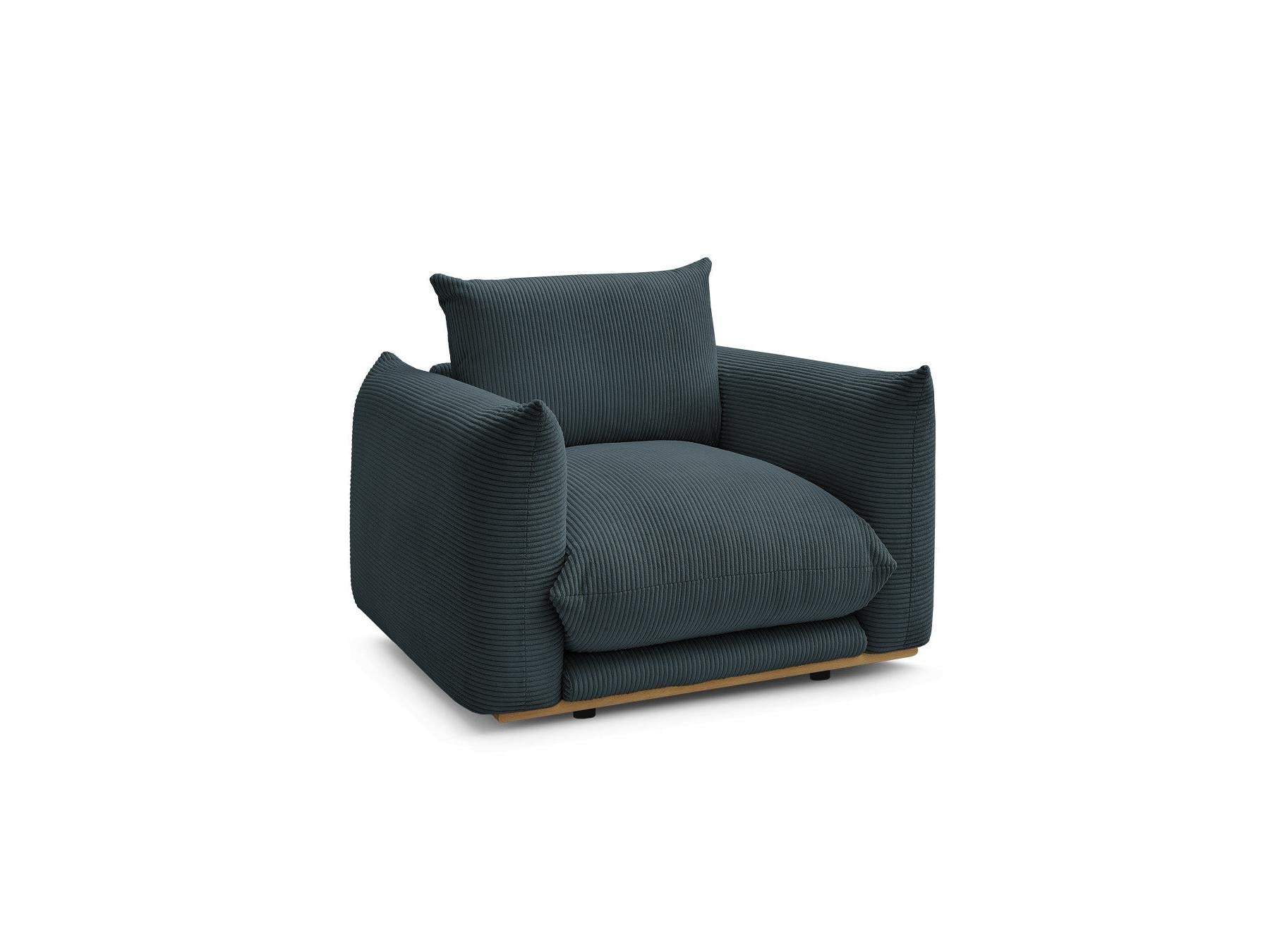 Ernest - Fauteuil - Tissu Velours Côtelé
