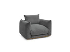 Ernest - Fauteuil - Tissu Velours Côtelé
