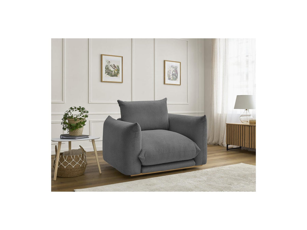 Ernest - Fauteuil - Tissu Velours Côtelé