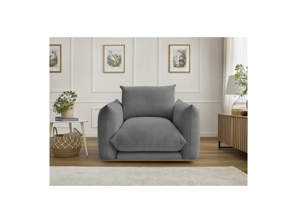 Ernest - Fauteuil - Tissu Velours Côtelé