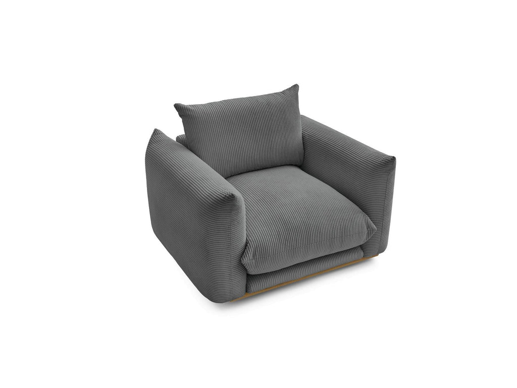 Ernest - Fauteuil - Tissu Velours Côtelé