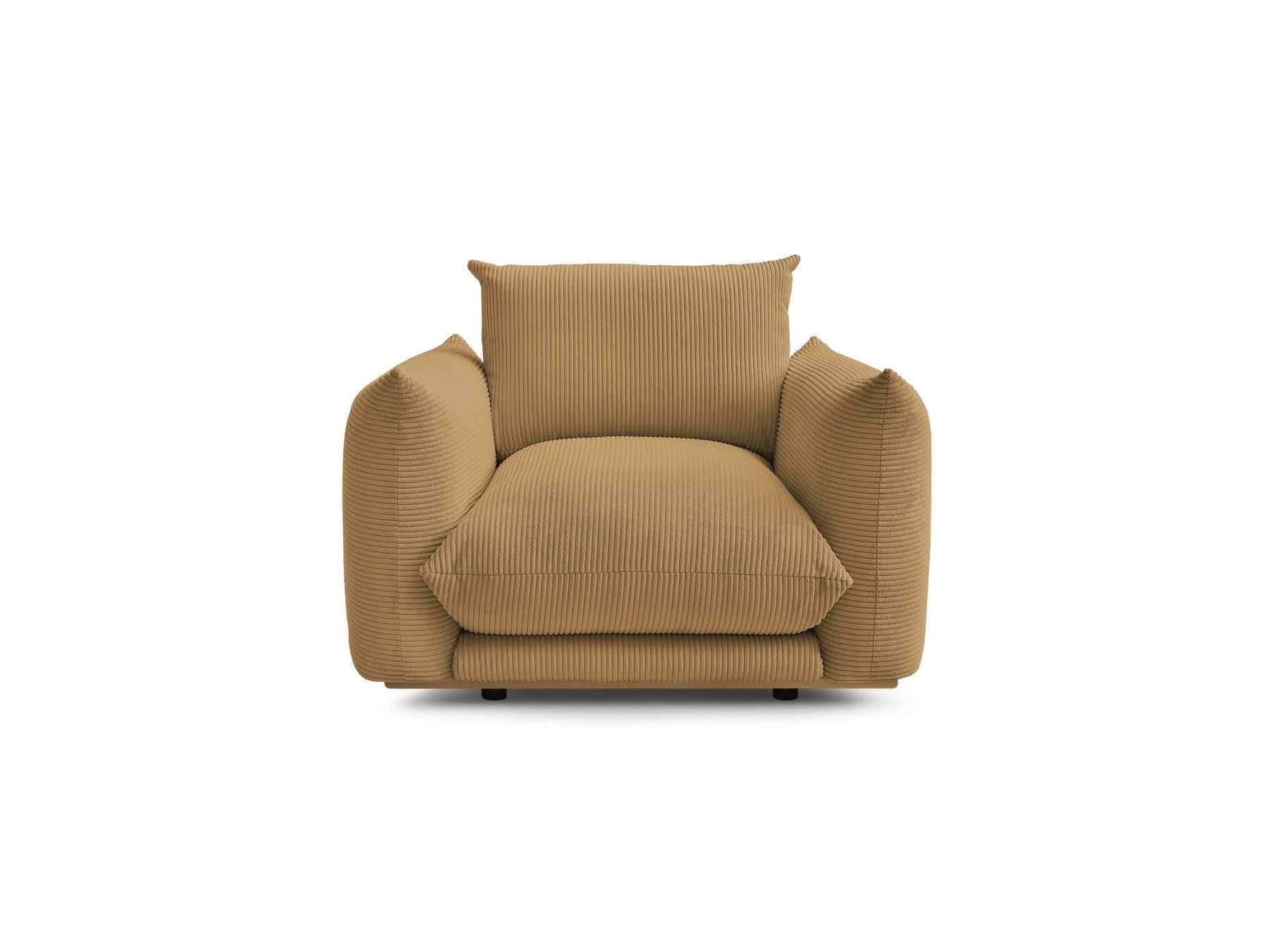Ernest - Fauteuil - Tissu Velours Côtelé