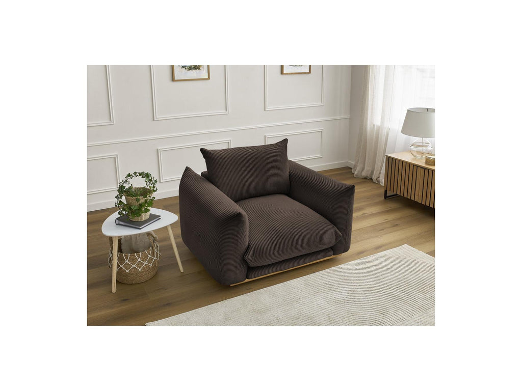 Ernest - Fauteuil - Tissu Velours Côtelé