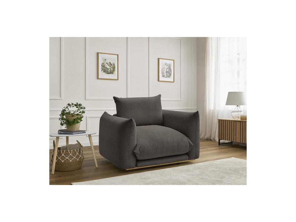 Ernest - Fauteuil - Tissu Velours Côtelé