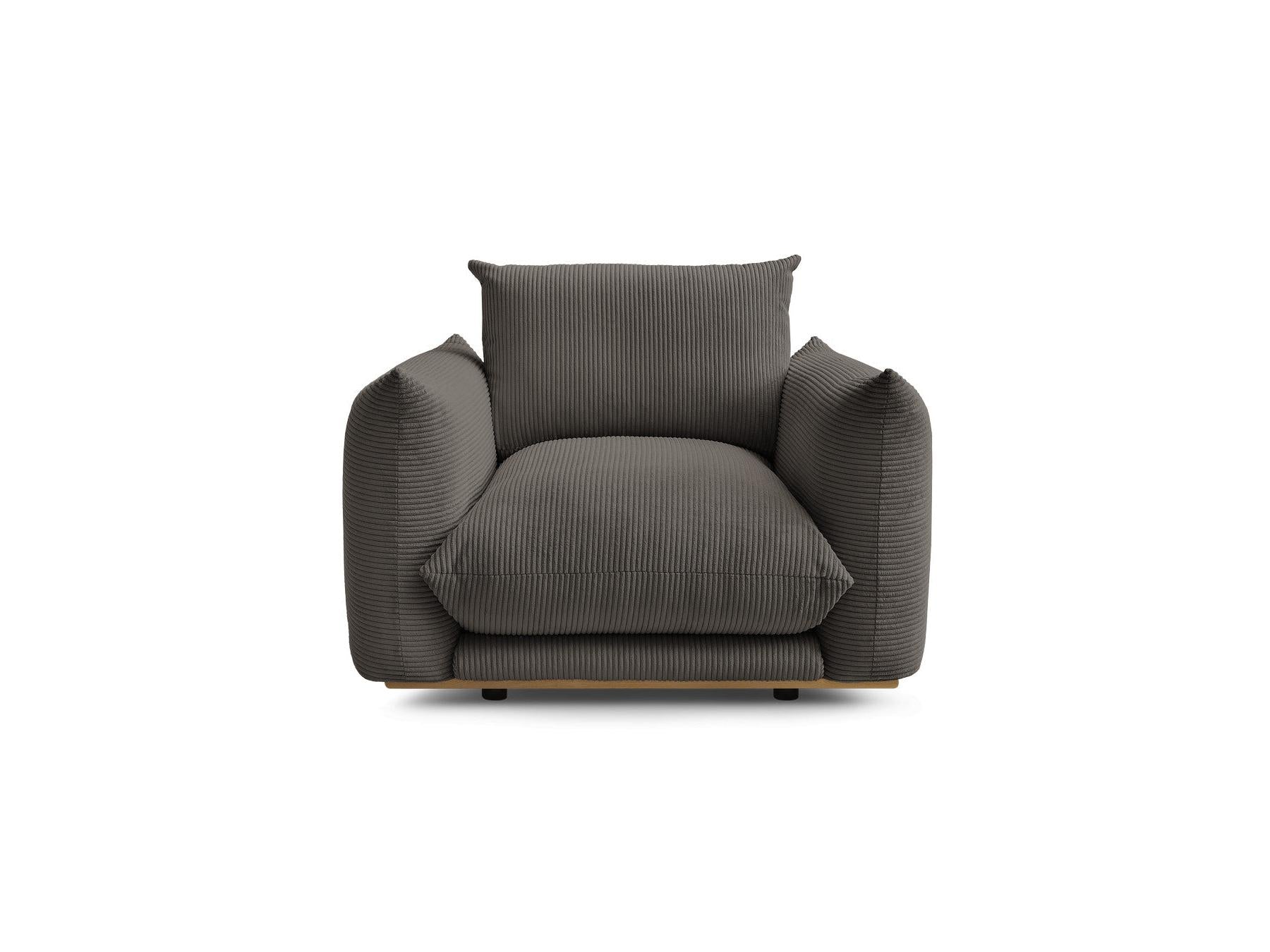Ernest - Fauteuil - Tissu Velours Côtelé