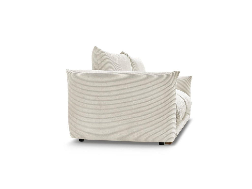 Ernest - Canapé Droit Fixe 2 Places - Tissu Velours Côtelé