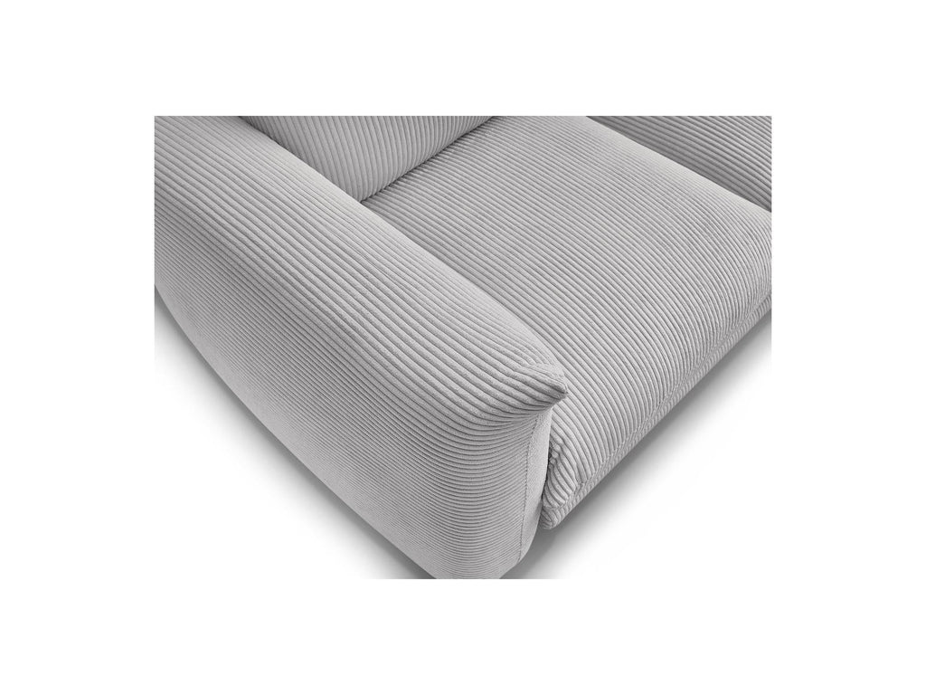 Ernest - Canapé Droit Fixe 2 Places - Tissu Velours Côtelé