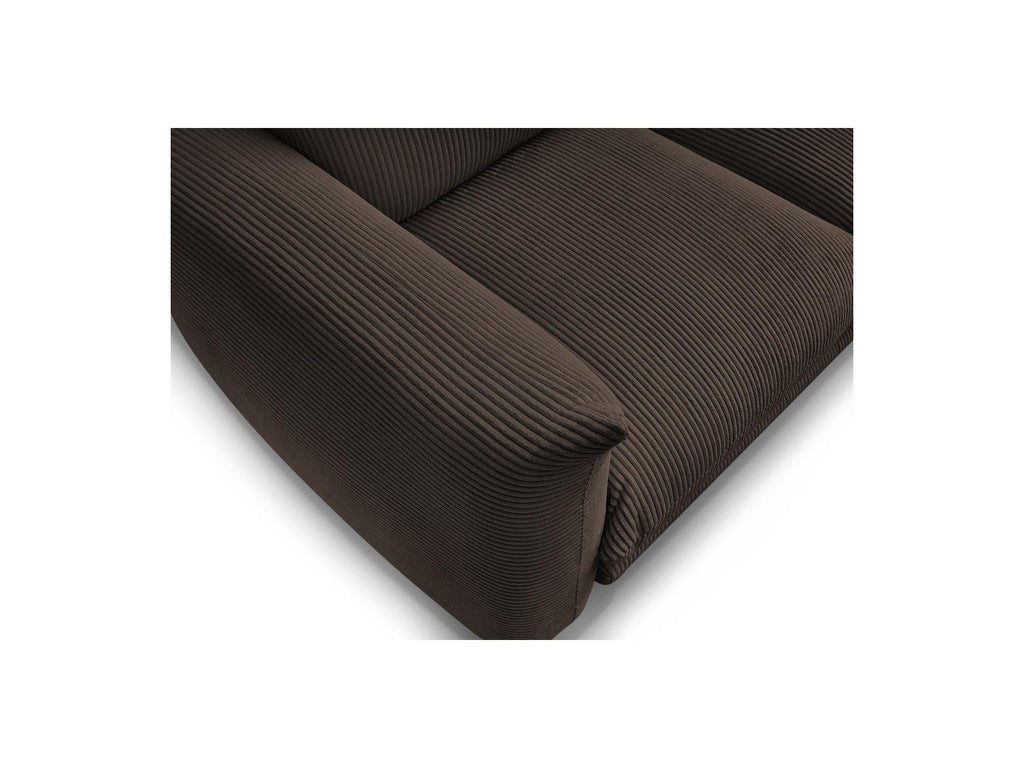 Ernest - Canapé Droit Fixe 2 Places - Tissu Velours Côtelé