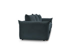 Ernest - Canapé Droit Fixe 3 Places - Tissu Velours Côtelé