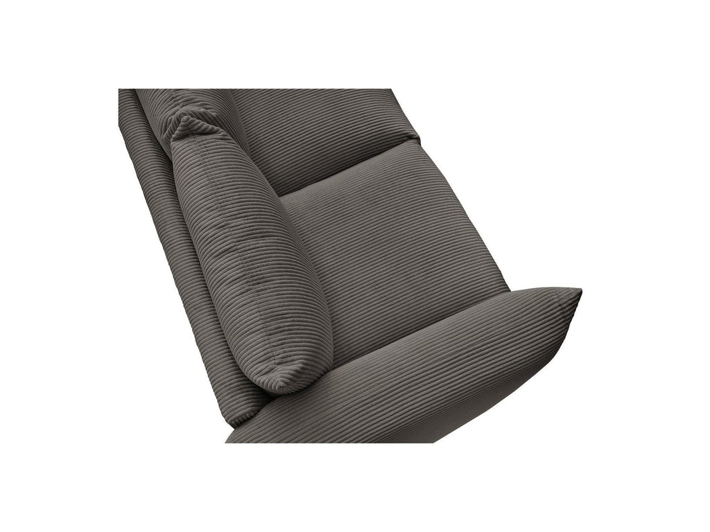 Ernest - Canapé Droit Fixe 2 Places - Tissu Velours Côtelé