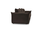 Ernest - Canapé Droit Fixe 3 Places - Tissu Velours Côtelé