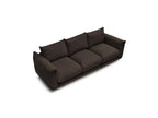 Ernest - Canapé Droit Fixe 3 Places - Tissu Velours Côtelé