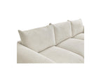 Ernest - Canapé Droit Fixe 3 Places - Tissu Velours Côtelé