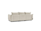 Ernest - Canapé Droit Fixe 3 Places - Tissu Velours Côtelé