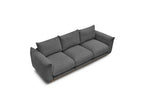 Ernest - Canapé Droit Fixe 3 Places - Tissu Velours Côtelé