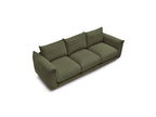 Ernest - Canapé Droit Fixe 3 Places - Tissu Velours Côtelé