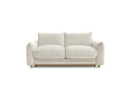 Ernest - Canapé Droit Convertible 3 Places - Tissu Velours Côtelé