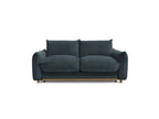 Ernest - Canapé Droit Convertible 3 Places - Tissu Velours Côtelé