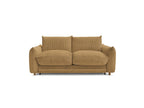 Ernest - Canapé Droit Convertible 3 Places - Tissu Velours Côtelé