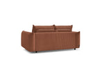 Ernest - Canapé Droit Convertible 3 Places - Tissu Velours Côtelé