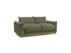 Ernest - Canapé Droit Convertible 3 Places - Tissu Velours Côtelé