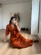 Robe Longue Suzy Terracotta