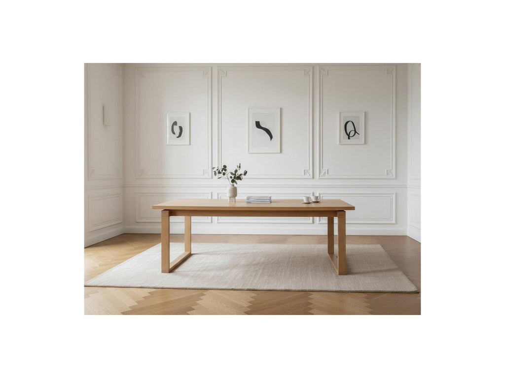 Marin - Table À Manger - Couleur Chêne