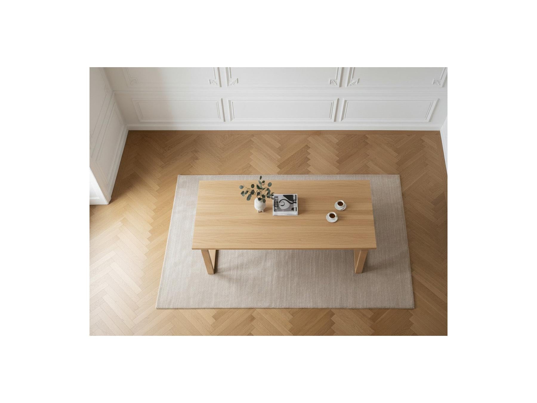 Marin - Table À Manger - Couleur Chêne