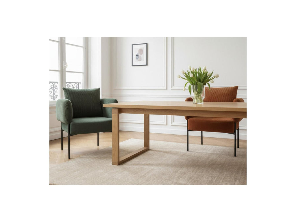 Marin - Table À Manger - Couleur Chêne