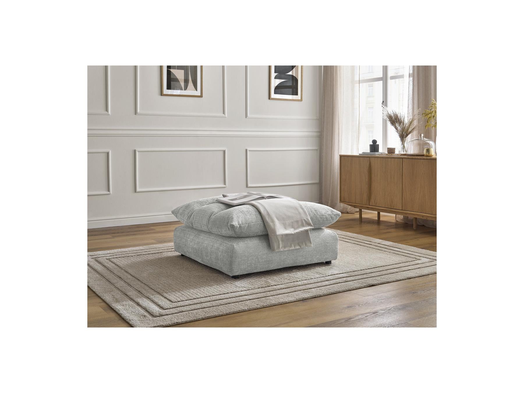 Neil - Pouf - Tissu Texturé