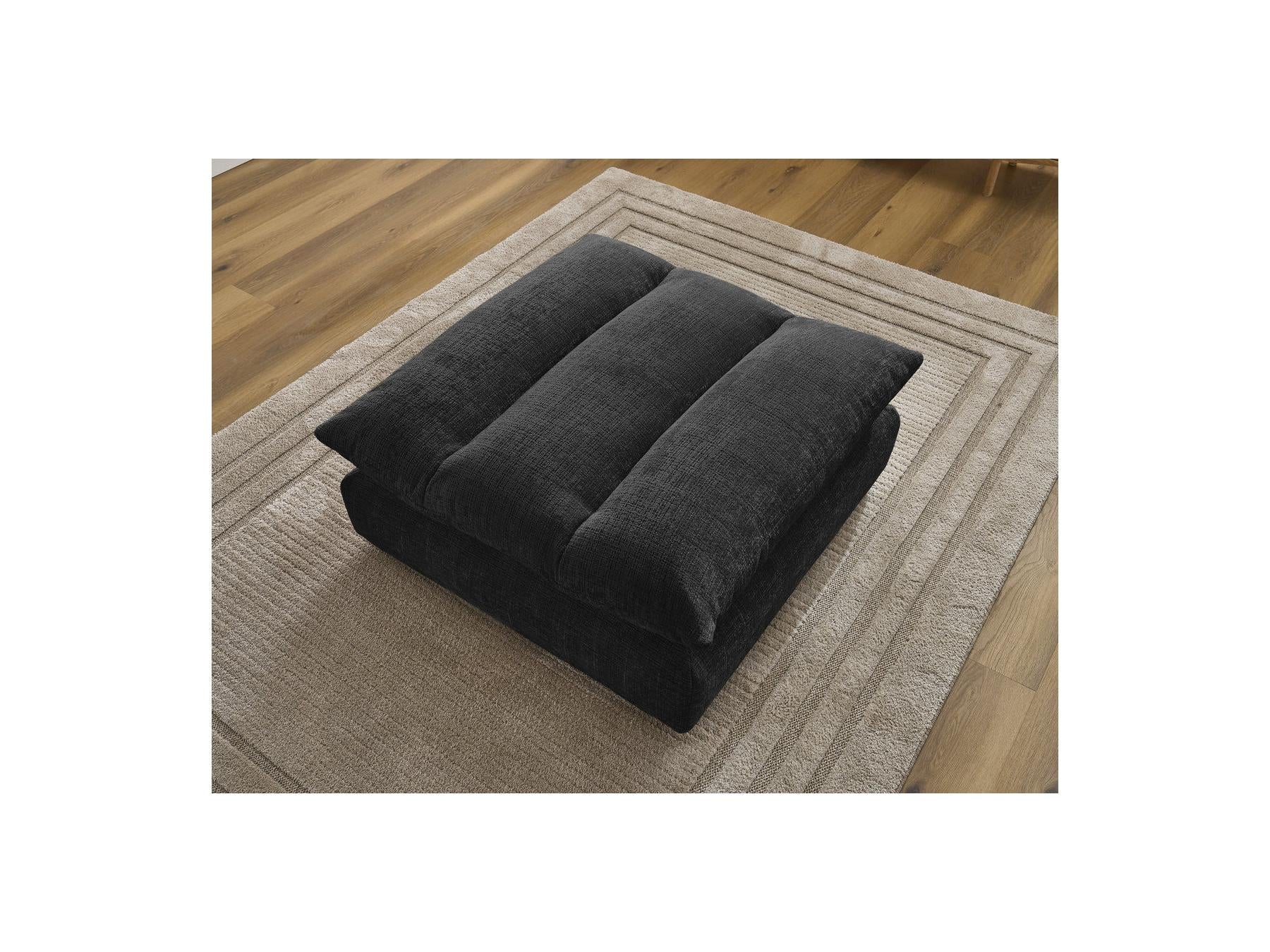 Neil - Pouf - Tissu Texturé